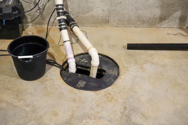 Basement Drainage Installation in Evergreen