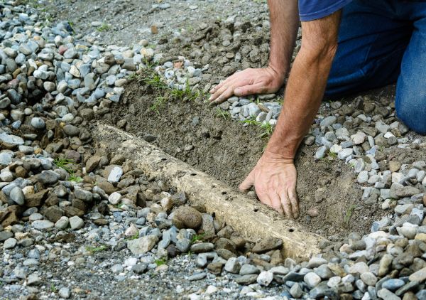 French Ditch Installation in Evergreen