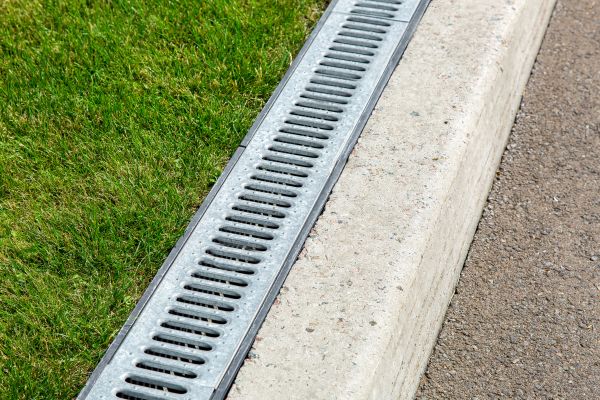 Courtyard Drain Installation in Evergreen